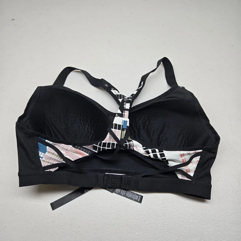 Victoria‎ Sport Women Sports Bra 34D Multicolor Graphic Print